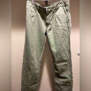 Loro Piana Green Straight Men Jeans